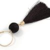 Noir Tassel Ring